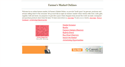 Desktop Screenshot of farmersmarketonline.com